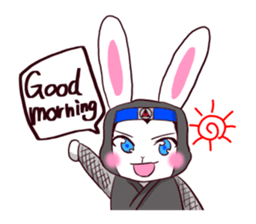 [NINJA?] Rabbit HANZO 1 sticker #14112036