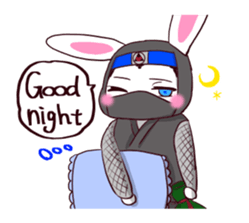 [NINJA?] Rabbit HANZO 1 sticker #14112037