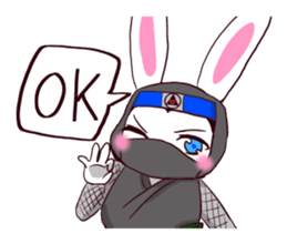 [NINJA?] Rabbit HANZO 1 sticker #14112038