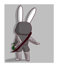 [NINJA?] Rabbit HANZO 1 sticker #14112043