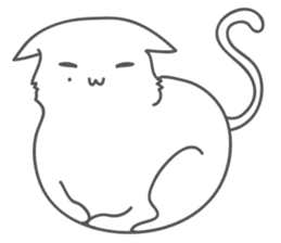 Motemote Cat sticker #14112215