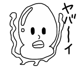 A face with chubby cheeks sticker #14112427