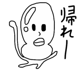 A face with chubby cheeks sticker #14112429