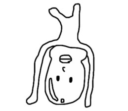 A face with chubby cheeks sticker #14112432