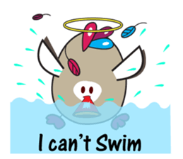 Mischievous Bird with Special Crested sticker #14112637