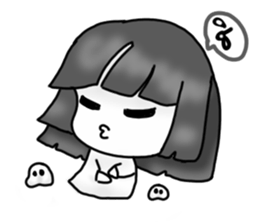 A Good Ghost Girl sticker #14112906