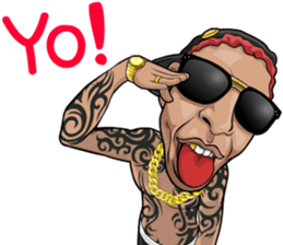 Tattoo Gangster II<ENG> sticker #14112971