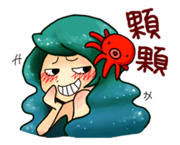 Missy Mermaid & Little Seal (part2) sticker #14113161