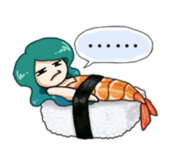 Missy Mermaid & Little Seal (part2) sticker #14113167