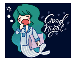 Missy Mermaid & Little Seal (part2) sticker #14113180