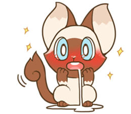 Lamood the Cat sticker #14113363