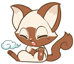 Lamood the Cat sticker #14113370