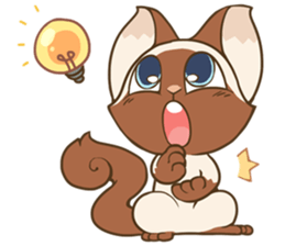 Lamood the Cat sticker #14113380