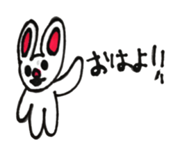 rabbicho sticker #14113470