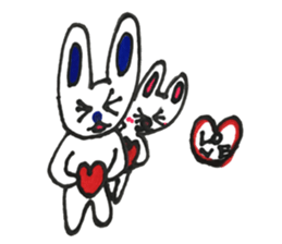 rabbicho sticker #14113480