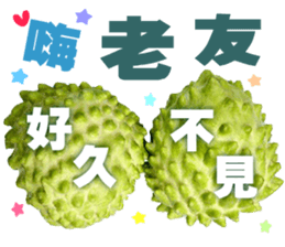 Happy fruits sticker #14113570