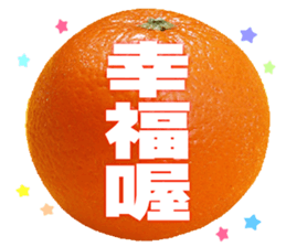 Happy fruits sticker #14113581