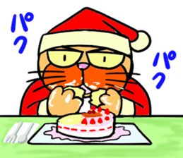 Santa Claus Cat ~ Goodbye Rokusaburo ~ sticker #14114250