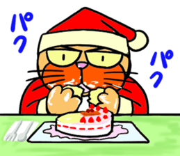 Santa Claus Cat ~ Goodbye Rokusaburo ~ sticker #14114250