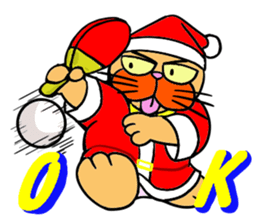 Santa Claus Cat ~ Goodbye Rokusaburo ~ sticker #14114267