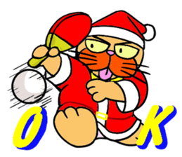 Santa Claus Cat ~ Goodbye Rokusaburo ~ sticker #14114267