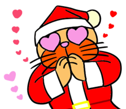 Santa Claus Cat ~ Goodbye Rokusaburo ~ sticker #14114269