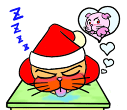Santa Claus Cat ~ Goodbye Rokusaburo ~ sticker #14114275