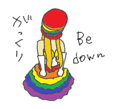 Rainbow Girl 3-Shinjuku2-Chome sticker #14115367