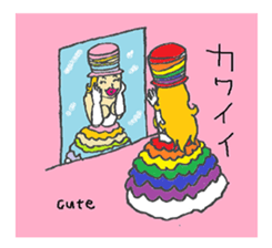 Rainbow Girl 3-Shinjuku2-Chome sticker #14115368