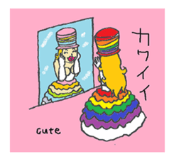 Rainbow Girl 3-Shinjuku2-Chome sticker #14115368