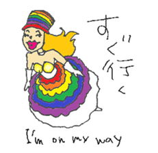 Rainbow Girl 3-Shinjuku2-Chome sticker #14115370