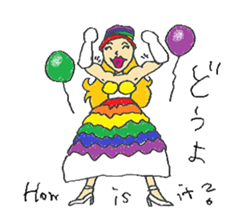 Rainbow Girl 3-Shinjuku2-Chome sticker #14115372