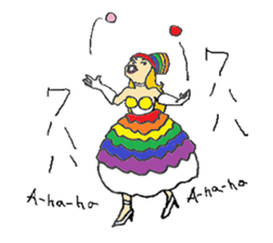 Rainbow Girl 3-Shinjuku2-Chome sticker #14115374