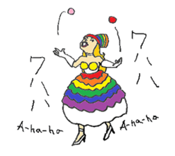 Rainbow Girl 3-Shinjuku2-Chome sticker #14115374