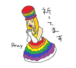 Rainbow Girl 3-Shinjuku2-Chome sticker #14115377