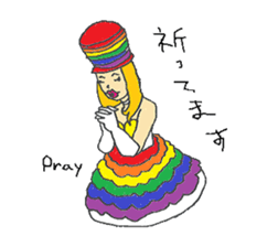 Rainbow Girl 3-Shinjuku2-Chome sticker #14115377