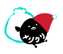 The crow which cannot fly. sticker #14115772