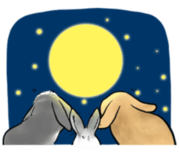 Royal college of rabbit Bunny life sticker #14115877