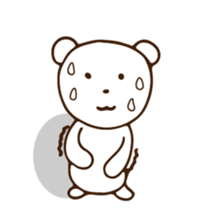 QQ white bear sticker #14116154