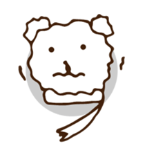 QQ white bear sticker #14116167