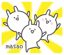 MASAO's basic pack,cute rabbit sticker #14116896