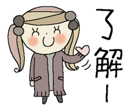 I am a girl ! 4 sticker #14117313