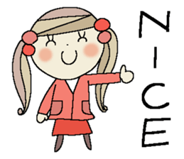 I am a girl ! 4 sticker #14117315