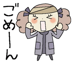 I am a girl ! 4 sticker #14117320