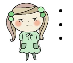 I am a girl ! 4 sticker #14117330