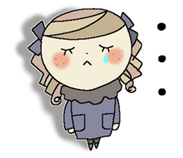 I am a girl ! 4 sticker #14117331