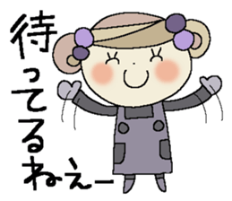 I am a girl ! 4 sticker #14117340