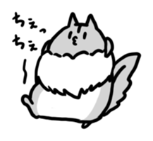 Momongamon_winter sticker #14117693