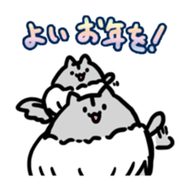 Momongamon_winter sticker #14117718