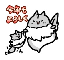 Momongamon_winter sticker #14117721